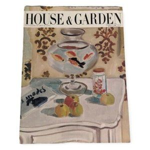 1987 House & Garden Magazine February Creative Living Retro Home Design 80s Vtg